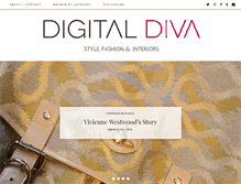 Tablet Screenshot of digital-diva.co.uk